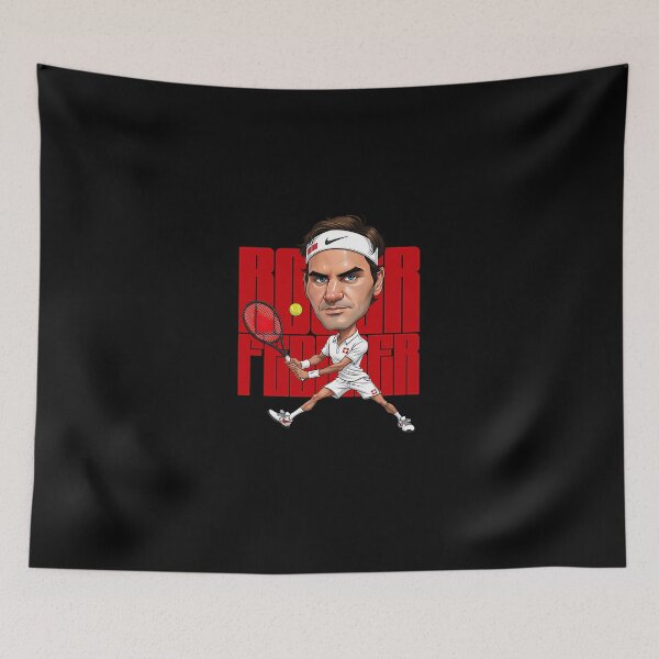 Item preview, Funny Caricature Of Roger Federer The King Of London A Tennis Legend From Switzerland designed and sold by JakobyBurrow.