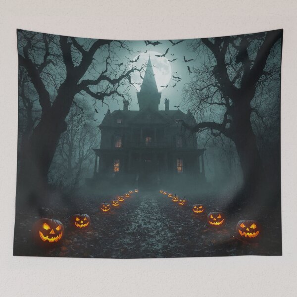 Item preview, Path of Jack-o'-Lanterns to Horror designed and sold by ArtivaNest.