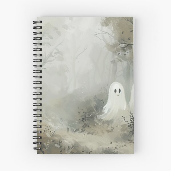 Item preview, Cute ghosts in a forest designed and sold by Hartbecke.