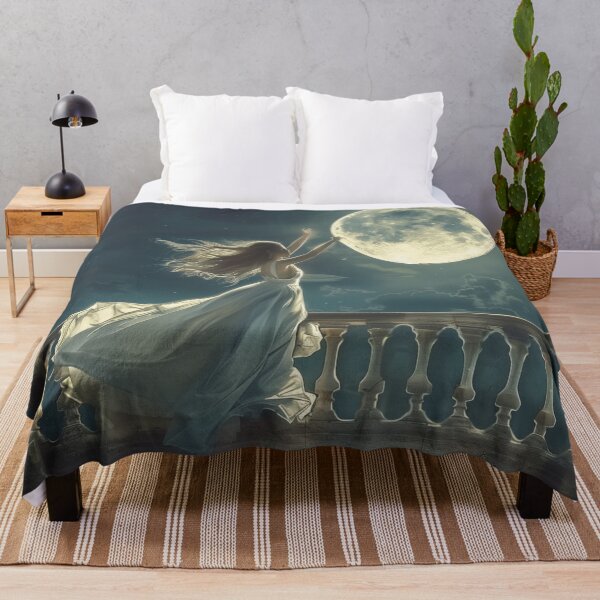 Item preview, Woman dancing under full moon designed and sold by Hartbecke.