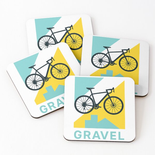 Item preview, Urban Gravel Modern Cycling Artwork designed and sold by Qbi Cycle & Co. – Cycling Apparel & Accessories.