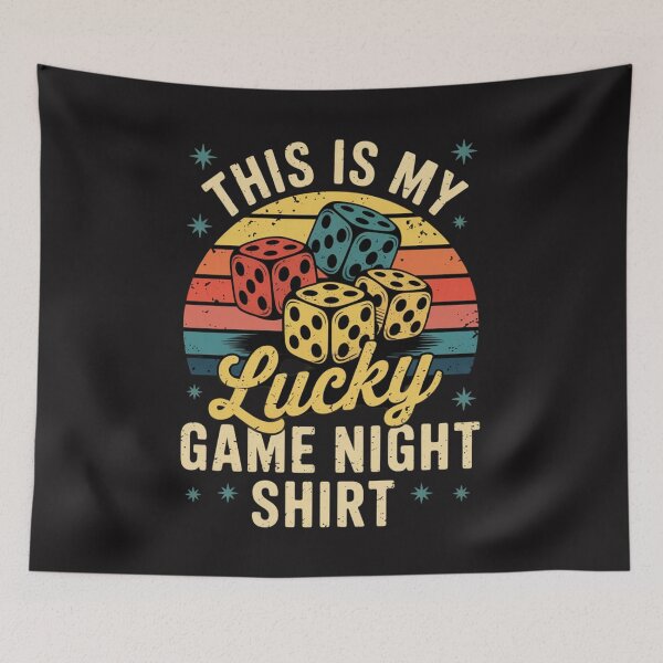 Item preview, Game Night Host I Lucky Board Game Night designed and sold by Ikwalima.
