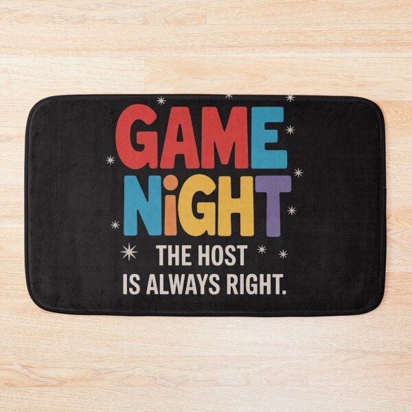 Item preview, Game Night Host I The Host Is Always Right I Game Night designed and sold by Ikwalima.