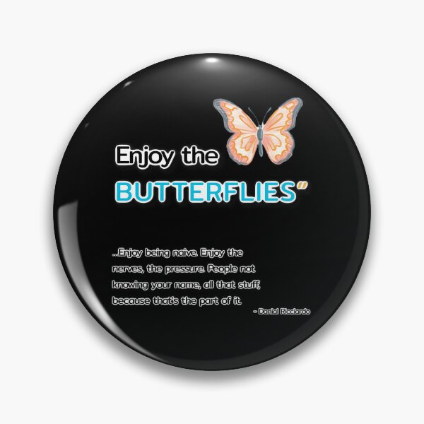 Item preview, Enjoy the butterfly by Danial Ricciardo, formula 1 driver  designed and sold by Formalu_1.