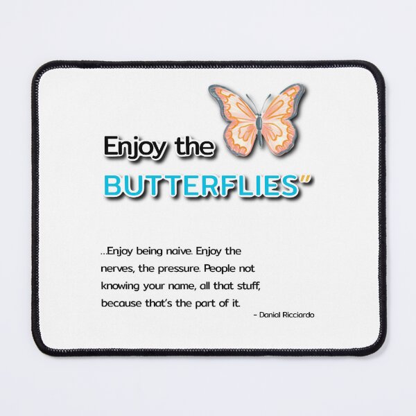 Item preview, Enjoy the butterfly by Danial Ricciardo, formula 1 driver  designed and sold by Formalu_1.