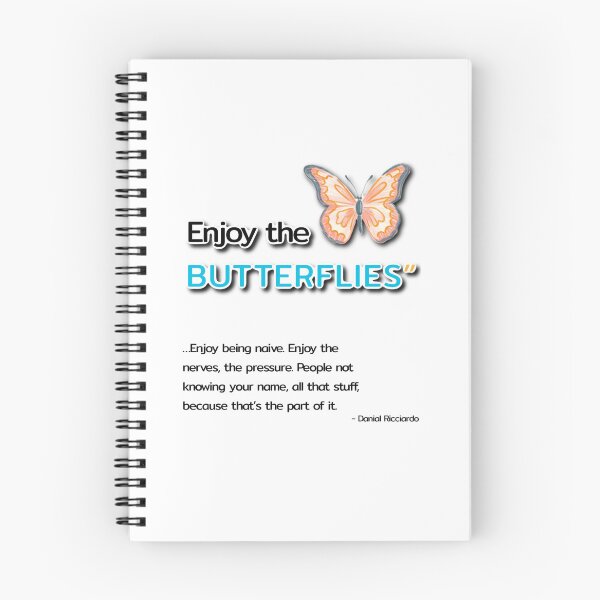 Item preview, Enjoy the butterfly by Danial Ricciardo, formula 1 driver  designed and sold by Formalu_1.
