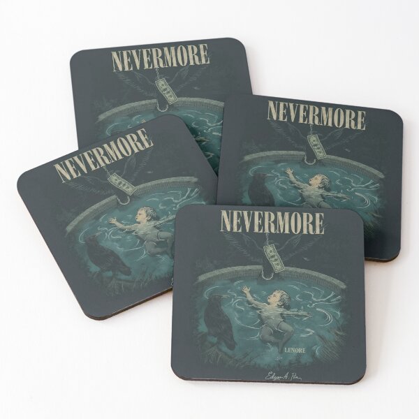Aperçu de l'œuvre Nevermore : la tournée Poe créée et vendue par Flourish Market.