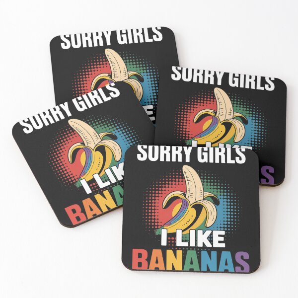 Item preview, Sorry Girl I Like Bananas LGBT Gay Pride  designed and sold by Charidana.