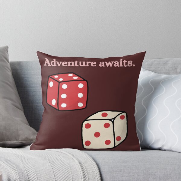 Item preview, Adventure awaits dnd dice sticker designed and sold by AnnesImages.