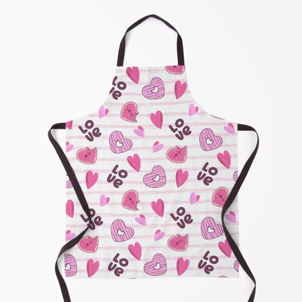 Item preview, Love Letters Hearts on Pink Grungy Stripes Valentine Pattern designed and sold by Farissa Designs.