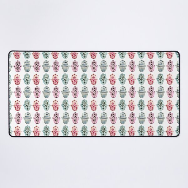 Item preview, Set of Hamza's in Watercolors with abstract tribal designs designed and sold by GwendolynLee.