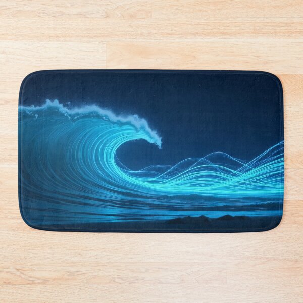 Item preview, Luminous Wave in the night designed and sold by PariaArt.