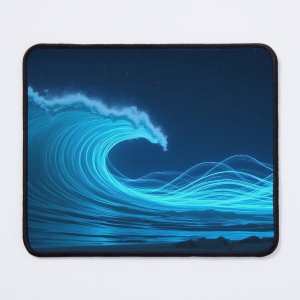 Item preview, Luminous Wave in the night designed and sold by PariaArt.