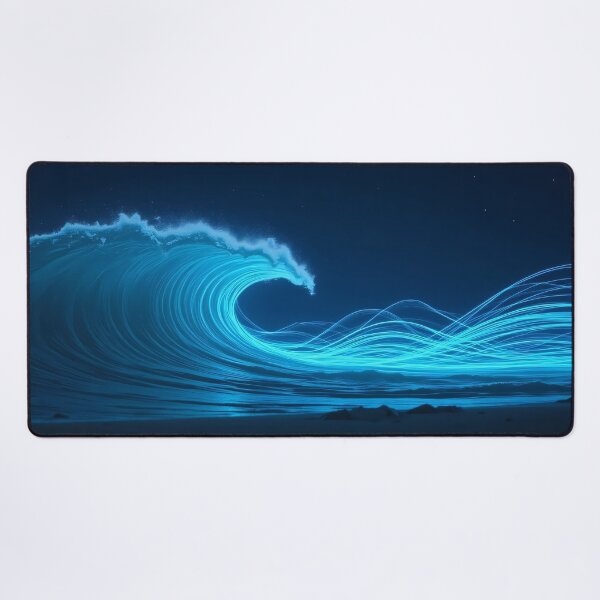 Item preview, Luminous Wave in the night designed and sold by PariaArt.