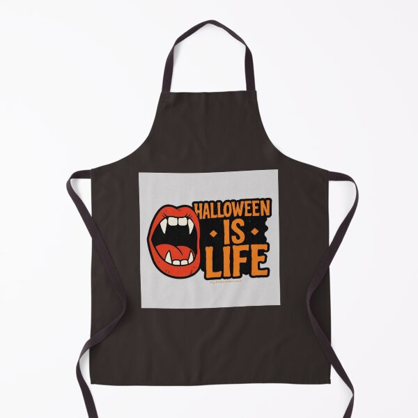 Item preview, Halloween Is Life Vampire Mouth Design – Spooky Fangs Illustration designed and sold by HealerMoonHuntressDesigns.