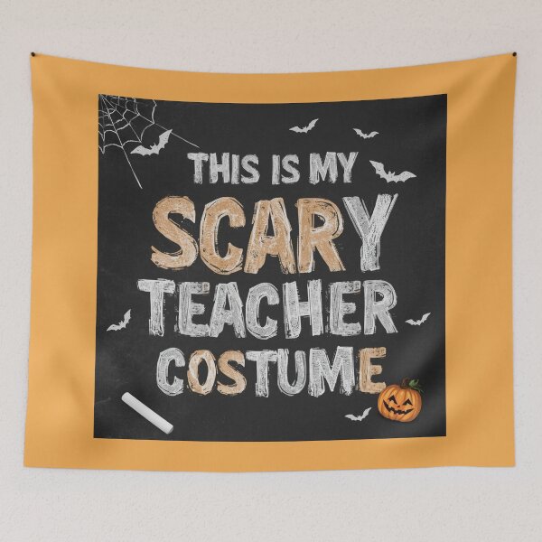 Item preview, This Is My Scary Teacher Costume – Funny Halloween Pun designed and sold by jelonkaa.
