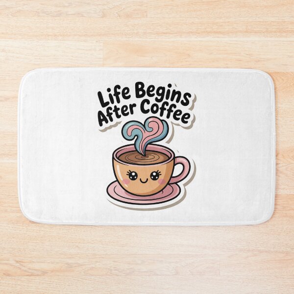 Item preview, Life Beggins After Coffee designed and sold by ECH0-1.