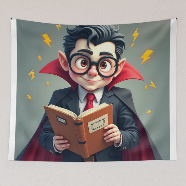 Item preview, The Electrified Vampire Scientist’s Discovery designed and sold by Nest & Thread.