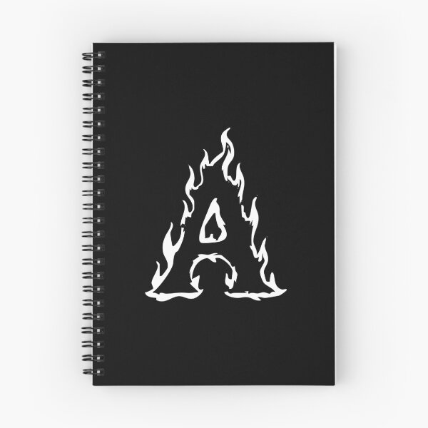 Item preview, Flaming A Letter Monogram –  White Edition designed and sold by uncoXab.