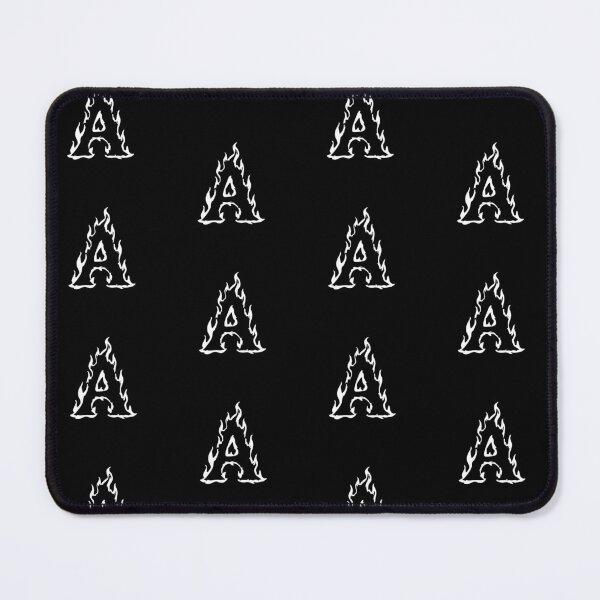 Item preview, Flaming A Letter Monogram –  White Edition designed and sold by uncoXab.