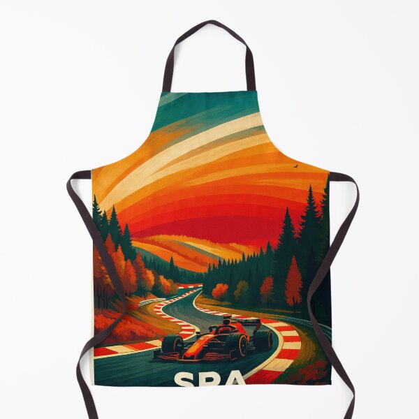 Item preview, Retro Formula 1 Poster – Spa-Francorchamps Belgium Grand Prix designed and sold by OctanArt.