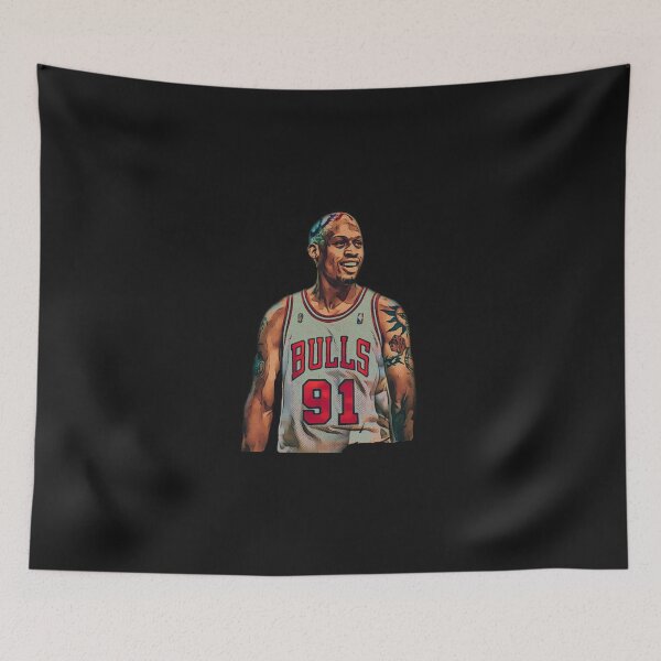 Item preview, Dennis Rodman Portrait designed and sold by erikstkxpgc.