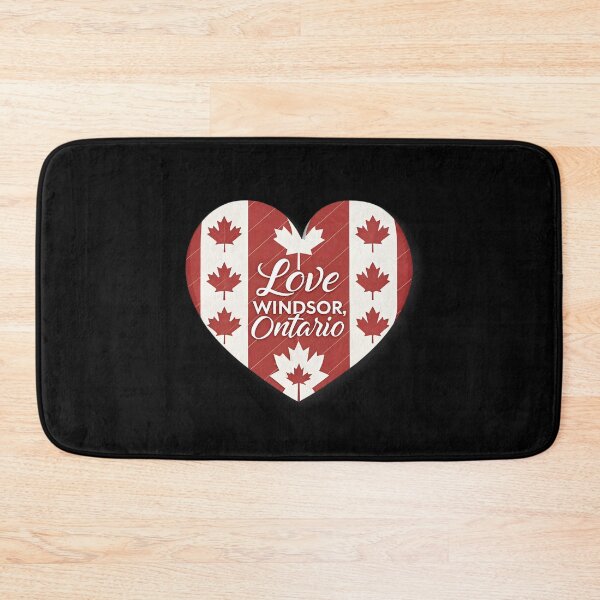 Item preview, Love Windsor Ontario Heart Logo – Canadian Flag Cursive Design designed and sold by VividOrganica.