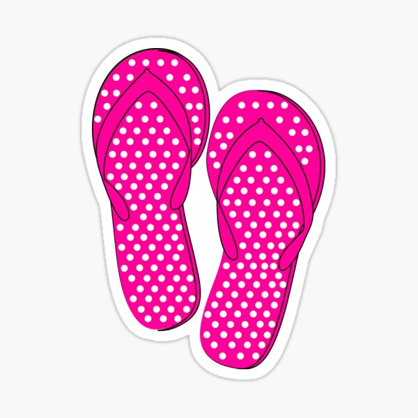 Flip flops Sticker