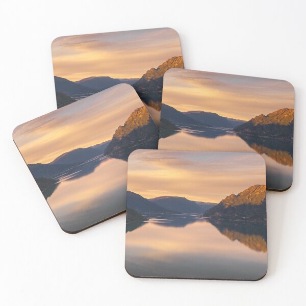 Item preview, Lustrafjorden Sunset Panorama designed and sold by DiFigianoPhoto.