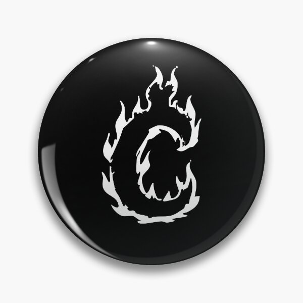 Item preview, Flaming C Letter Monogram –  White Edition  designed and sold by uncoXab.
