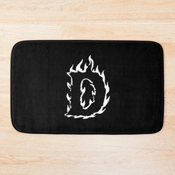 Item preview, Flaming D Letter Monogram –  White Edition  designed and sold by uncoXab.