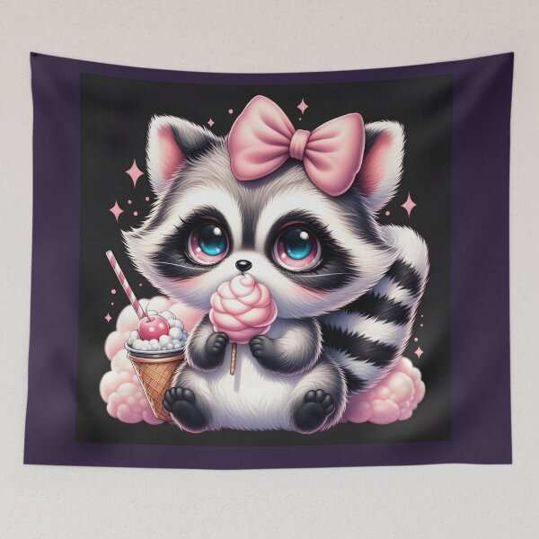 Item preview, 'The Adorable Cotton Candy Mischief' designed and sold by LittlePaws2.