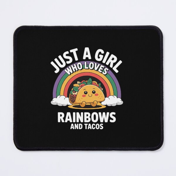 Item preview, ust A Girl Who Loves Rainbows And Tacos Gay Lesbian designed and sold by Charidana.