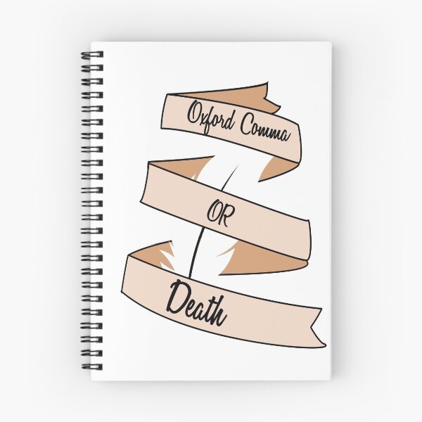 Item preview, Oxford Comma or Death v. 2 designed and sold by ScapegoatPrints.