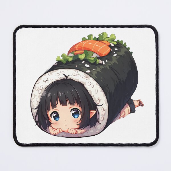 Item preview, Chibi Sushi Maki Kirigaya Suguha Sword Art Online Kawaii designed and sold by CarlosBender.