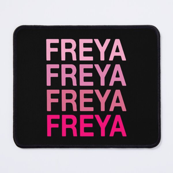 Item preview, Freya Name Pink Colors designed and sold by Jeallan Designs.