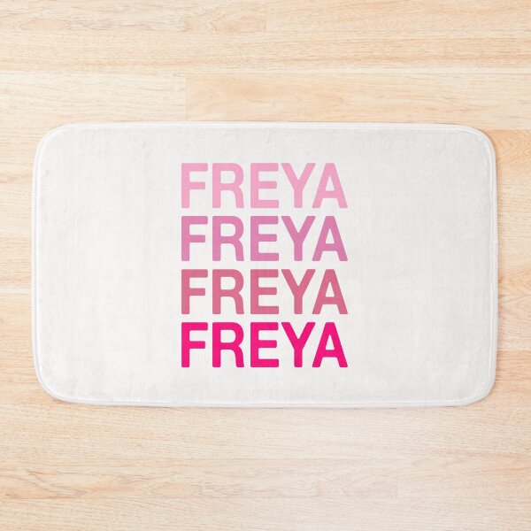 Item preview, Freya Name Pink Colors designed and sold by Jeallan Designs.