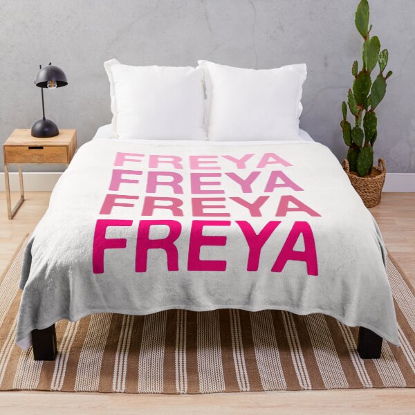 Item preview, Freya Name Pink Colors designed and sold by Jeallan Designs.