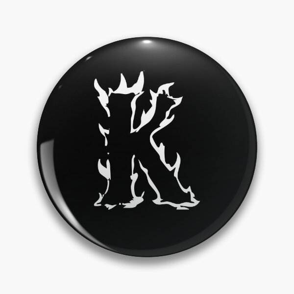 Item preview, Flaming K Letter Monogram –  White Edition designed and sold by uncoXab.
