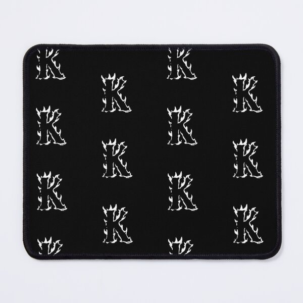 Item preview, Flaming K Letter Monogram – White Edition designed and sold by uncoXab.