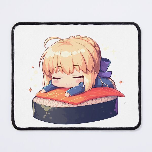 Item preview, Chibi Sushi Gunkan Saber Alter Fate Stay Night Kawaii designed and sold by CarlosBender.