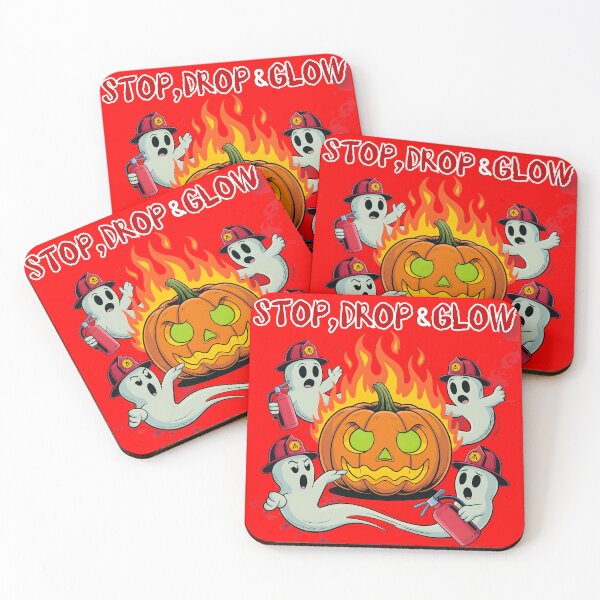 Item preview, Halloween Fire Safety Pumpkin – Funny Firefighter Ghost designed and sold by PeteLawliiet.