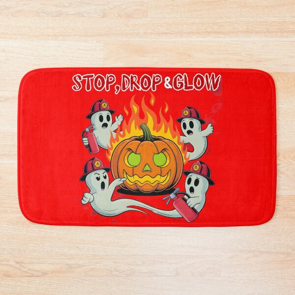 Item preview, Halloween Fire Safety Pumpkin – Funny Firefighter Ghost designed and sold by PeteLawliiet.
