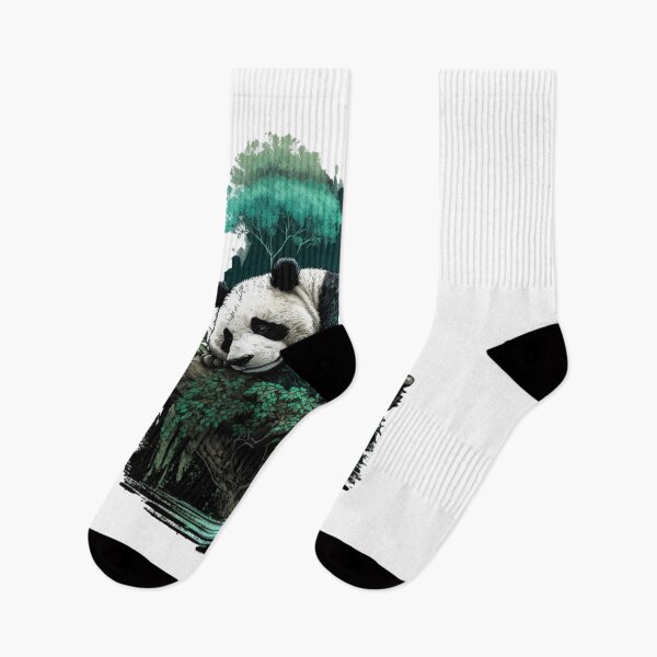 Item preview, Peaceful Sleeping Panda in Nature Art designed and sold by Apex Designs.