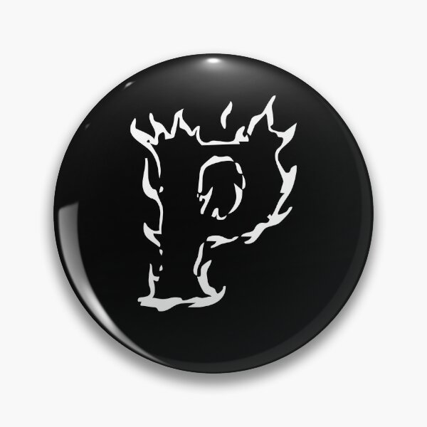 Item preview, Flaming P Letter Monogram –  White Edition  designed and sold by uncoXab.