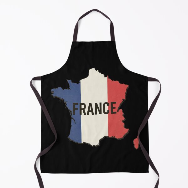 Item preview, Vintage France Map with Flag - Retro Aesthetic Travel Design designed and sold by ART-POD-PL.