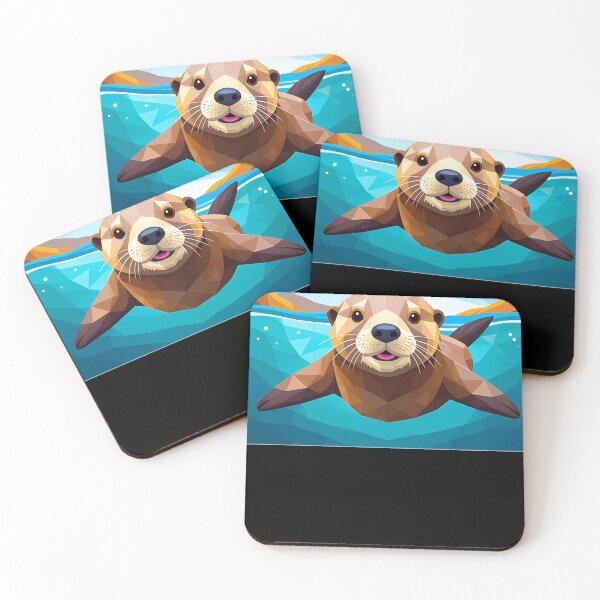 Item preview, Geometric Sea Otter designed and sold by ThomasHensle.