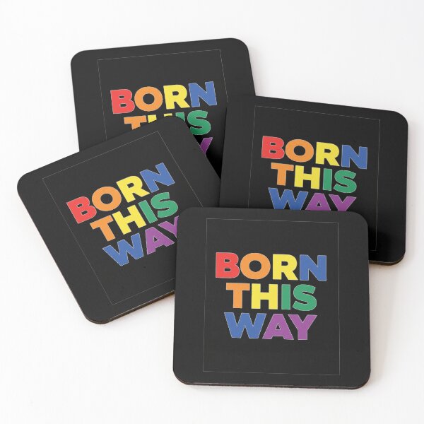 Item preview, orn This Way Rainbow on Black designed and sold by Owcomm.