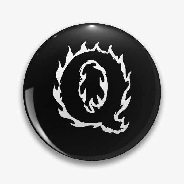 Item preview, Flaming Q Letter Monogram –  White Edition designed and sold by uncoXab.