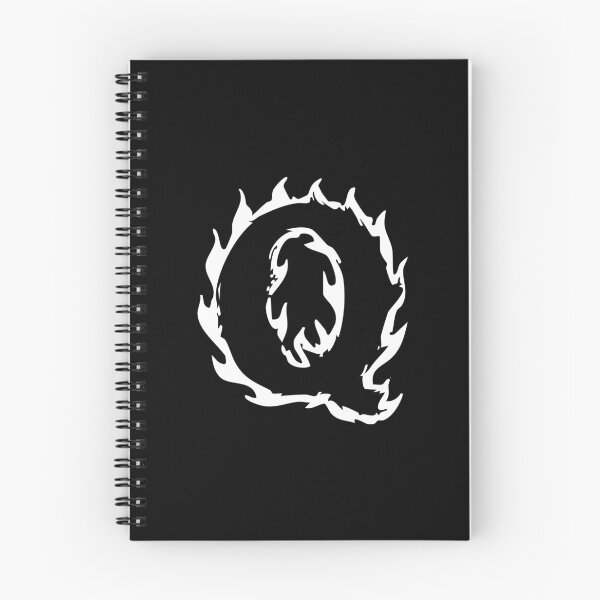 Item preview, Flaming Q Letter Monogram –  White Edition designed and sold by uncoXab.